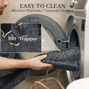 Tappetino esterno <span class=keywords><strong>antiscivolo</strong></span> con rivestimento <span class=keywords><strong>in</strong></span> <span class=keywords><strong>gomma</strong></span> spessa resistente per esterni tinto tappetino lavabile per porta anteriore - Product Image 3