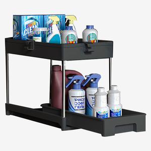 중국 제조업체의 최저가 주방 캐비닛 코너 풀아웃 액세서리 선반 서랍장 - Product Image 1