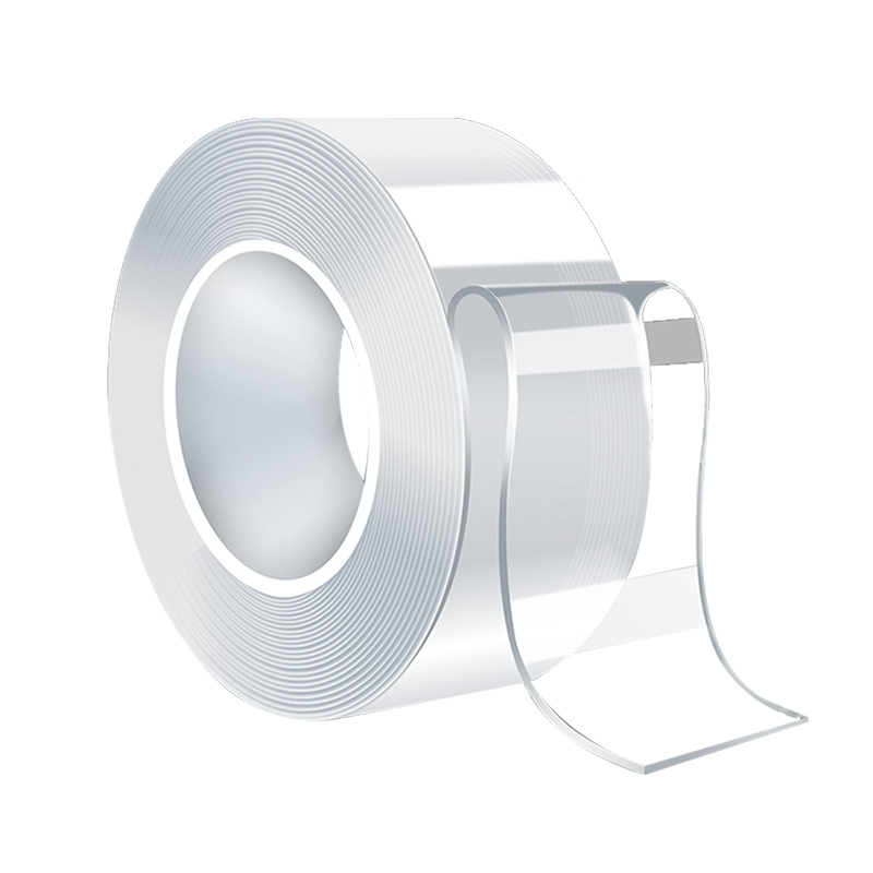 Clear Sticky Tape Self Adhesive Heavy Duty Acrylic Nano Tape Reusable Double Sided Nano Tape Removable Sticky Strip