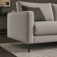 Pieds de table en forme de T en fer noir mat, support de meubles pour canapé