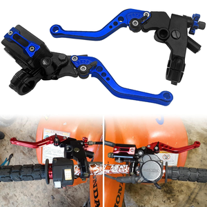 Set Master Silinder Rem & Tuas Kopling CNC <span class=keywords><strong>Universal</strong></span> Sepeda Motor 7/8" 22mm Kiri & Kanan untuk Harley Honda Suzuki Yamaha - Product Image 5