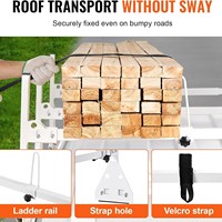 Nouveaux supports de toit pour fourgonnettes, réglables, capacité 600 lbs, en acier robuste, pour fourgonnettes