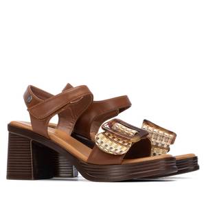 Sandalias de Tacón para Mujer Refresh, de Cuero, Tacón de 7.5 cm, Talla 39, Estilo Plataforma - Product Image 4
