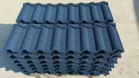 Modernes Design 0,50mm 26 Gauge Stahl Steinbeschichtetes Wellblech Dachkappe Hotel Strandhaus Dekorative Bedachung