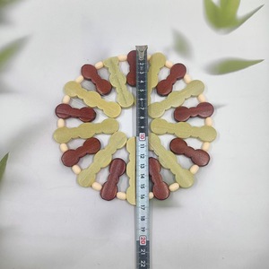 Alfombrilla anti-escaldaduras, alfombrilla para cuencos, alfombrilla resistente al calor, alfombrilla doméstica de tienda de dos dólares, alfombrilla para mesa de cocina, alfombrilla de bambú, alfombrilla para ollas, posavasos - Product Image 3