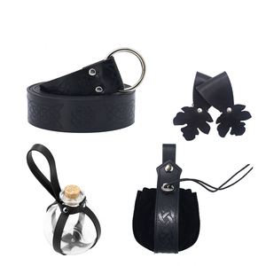 Cosplay Medieval Viking Belt <b>Skirt</b> Hikes Durable Artificial Leather Kidney Halloween Accessory Customizable Color Logo for - Product Image 2