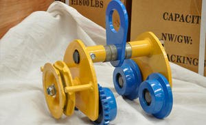 Chariot de conduite manuel avec roue sur faisceau I, livraison gratuite - Product Image 3