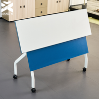 Table de bureau mobile, table pliable pour l'école, bureau, table de conférence, table de formation, table de réunion, mesa de juntas
