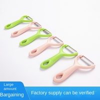 Éplucheur et râpe multifonctionnel en acier inoxydable pour cuisine, éplucheur manuel en plastique PP pour pommes de terre et melons, et trancheuse pour usage domestique