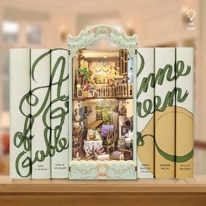 Hamaileon Countryside Diary DIY Miniature Wooden Book Nook 3D Puzzle Doll House Kit SQ09 Bookshelf Assembly Bookend Country Toy - Product Image 4