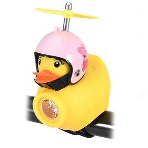 Lumière LED de vélo pour enfants Cartoon Duck Bicycle Lights USB Rechargeable Bike Light with Horn Function - Product Image 4