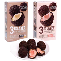 Vente en gros de biscuits de lave Franzz1 avec boules de crème explosive, 100g. Ce sont des biscuits exotiques sucrés disponibles en différentes saveurs.