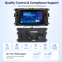 Écran tactile Flysonic FYDZ 7 pouces pour Ford Focus 2008-2011, autoradio Android avec GPS et navigation, en stock, prêt à être expédié