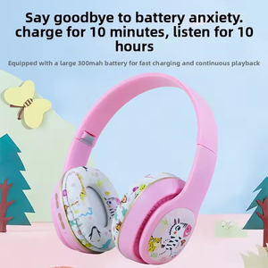 Audífonos Inalámbricos Bluetooth con Diseño de Animales Lindos, Plegables, Estéreo y Luminosos - Product Image 4