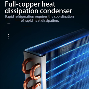 Portable Dual-Temperature Commercial Air Conditioner Mobile Air Cooler with Compressor 9500 BTU 1.25 Floor Standing 220V - Product Image 1