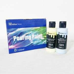 8 couleurs DIY Verser <span class=keywords><strong>Peinture</strong></span> Acrylique Set 120ml Verser <span class=keywords><strong>Peinture</strong></span> <span class=keywords><strong>Kit</strong></span> sur Toile Jouets pour Artiste - Product Image 4