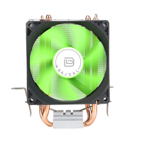 Refroidisseur CPU 90 mm avec 2 caloducs en cuivre, ventilateur de refroidissement CPU pour processeur PC Intel LGA1700 1155 AMD AM5 Ryzen5