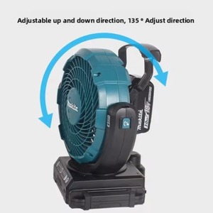 Ventilador Inalámbrico de Alta Velocidad <span class=keywords><strong>Makita</strong></span> DCF102 de <span class=keywords><strong>18V</strong></span>, Ventilador Eléctrico Portátil Snow Peak con Viento Potente, Alimentado por Batería - Product Image 3