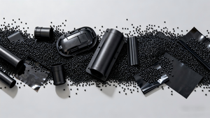 בעל ריכוז גבוה פחמן שחור מאסטרבץ, מתאים להזרקת דפוס של בקבוקי פלסטיק - Product Image 2