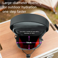 Nouvelle Sacoche Magnétique pour Bouteille d'Eau de Sport et Fitness, Sac à Bandoulière Portable pour Homme pour le Cyclisme en Extérieur