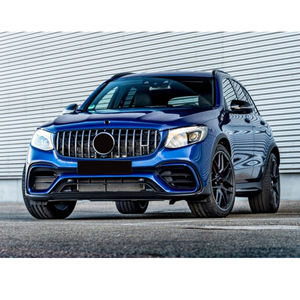 GLC63 AMG look design Conversion BodyKit pare-chocs avant arrière pour <span class=keywords><strong>Mercedes</strong></span> Benz <span class=keywords><strong>GLC</strong></span> Class X253 W253 SUV 2015 2016 2017 <span class=keywords><strong>2018</strong></span> 2019 - Product Image 2