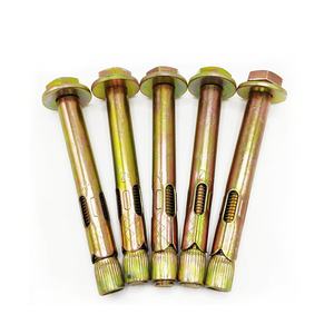 Factory <strong>Manufactores</strong> M6 M8 M10 M12 Hex Bolt CarBon Steel Yellow Zinc Plated Inner Automotive Expansion Sleeve Anchor Anchor - Product Image 4