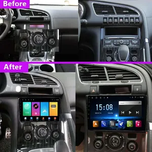 Đôi DIN hệ thống Android 9 inch Auto stereo đa phương tiện Player cho PEUGEOT 3008 LHD 2009-2015 xe đài phát thanh Navigation <span class=keywords><strong>GPS</strong></span> headunit - Product Image 3
