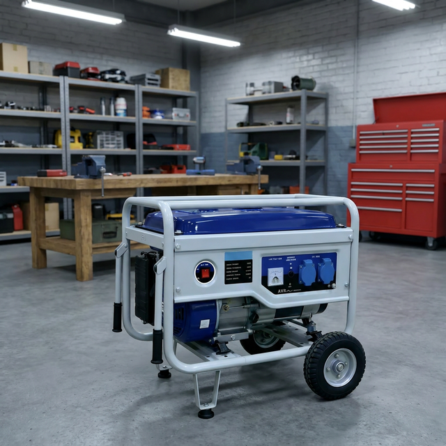 Portable Power Station 3000W Soundproof Gasoline Generator 4-Stroke 6KW 110V AC Three Phase 50/60Hz Genset for Industrial Use