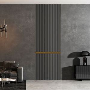 Puertas Altas de Madera Maciza de Lujo para Villas, Hoteles y Hospitales, Hechas a Medida, Insonorizadas, Profesionales, Minimalistas, para Sala de Estar - Product Image 1