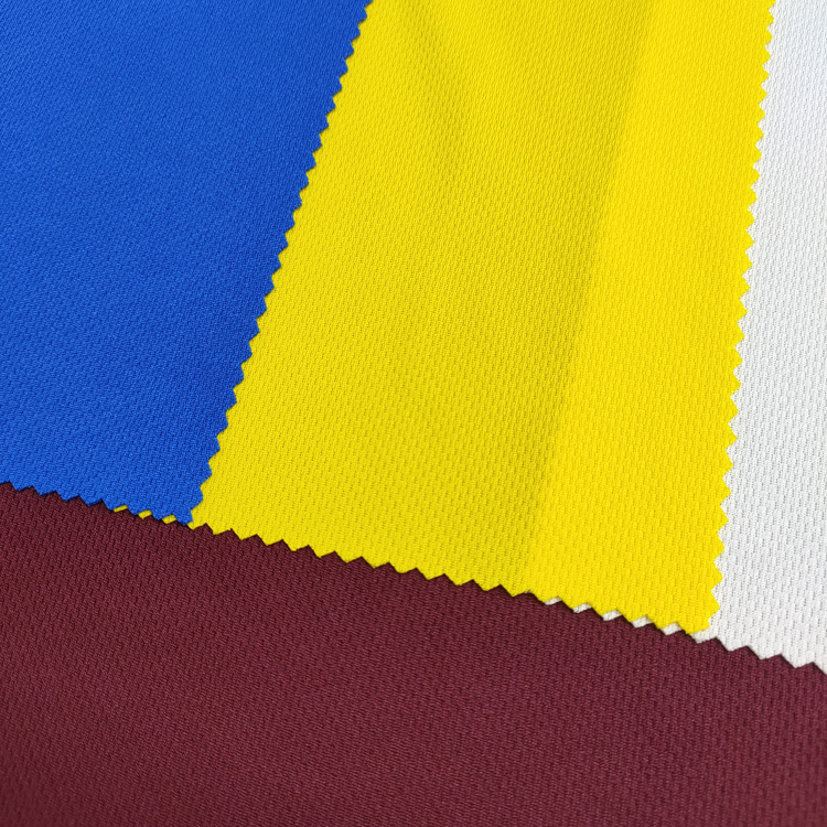 Лучшая цена, твердая Спортивная сетчатая ткань «Птицы глаз», 100% полиэстер, трикотажная ткань для активного отдыха