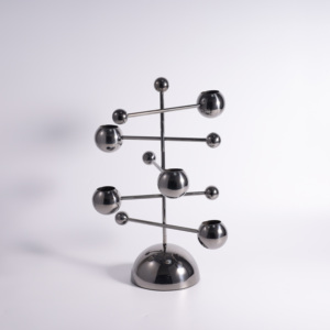 Acessórios de Interior Design Decoração de Casa Itens de Decoração para Casamentos Arte Abstrata Suporte para Velas em Aço Inoxidável - Product Image 2