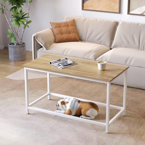 โครงสีขาว ท็อปโต๊ะสีโอ๊ค