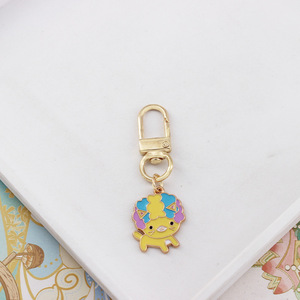 Llaveros de perro de Metal Premium hechos a mano nueva resina Pastel Kawaii dibujos animados accesorios para mascotas 8 Material de aleación hecho para amantes de los perros - Product Image 6