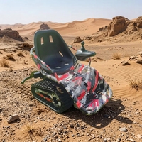 Leduole LT-2 Quad tout-terrain en fibre de verre avec rotation à 360° et éclairage, pour enfants, capacité <150 kg