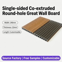 Planches de terrasse en composite bois-plastique (WPC) co-extrudées de 2e génération, modernes, pour sols extérieurs de jardin et de patio