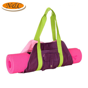 Bolsa de lona para esterilla de Yoga, bolso de mano con bolsillos - Product Image 2