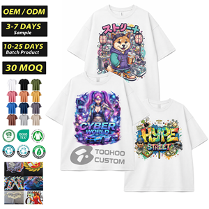 Camiseta de Manga Corta para Hombre, 100% Algodón, Tejido de Punto, con Logotipo Personalizado, Precio Bajo, Estampado Vintage, Holgada, 260 Gramos, Serigrafía - Product Image 1