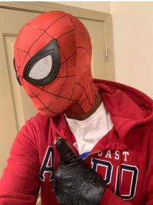 Maschere di copertura del viso di natale di vendita calda <span class=keywords><strong>maschera</strong></span> di Halloween con conchiglia di Spider-man Cosplay Party - Product Image 6