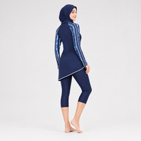 Burkini Modeste Personnalisé pour Femmes Musulmanes – Tenue de Bain Islamique Extensible, Imperméable et Séchage Rapide – Maillot de Bain Modeste Fabrication OEM