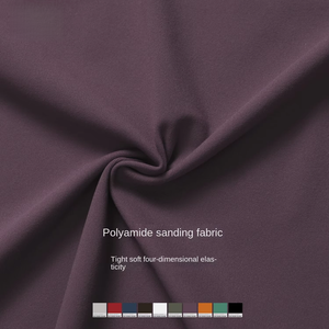 T-shirt de yoga respirant et anti-transpiration en spandex/nylon, coupe ajustée, séchage rapide, manches courtes, col rond, haut de fitness, chemisier - Product Image 4