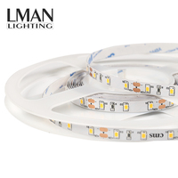 Bande LED SMD2835 de 3 pouces, carte PCB nue, largeur 8 mm, 2700-7000K, IP65, DC12V/24V, 4,8W, avec certification RoHS, contrôleur dimmable
