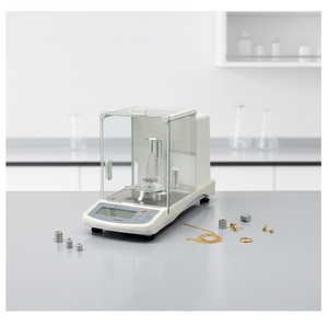 Máquina Analizadora de Oro Longteng ESJ220-4AM para Análisis de Pureza, Precisión de 0.0001g, Capacidad de 220g, Calibración Interna de Laboratorio - Product Image 4