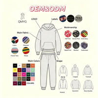 Ensemble de survêtement 2 pièces personnalisé pour femme avec rayures contrastées sur les côtés, veste zippée à col montant et pantalon large, style streetwear oversize assorti