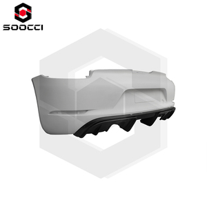 Chất Lượng Cao GT4-Style Nửa Sợi Carbon Phía Sau Bumper Splitter Spoiler Thấp Khuếch Tán Môi Cho Porsche 981 Cayman Boxster Mới - Product Image 2