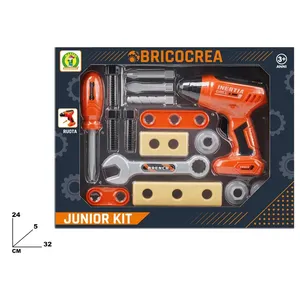 Bricocrea Junior Kit <b>Tool</b> <b>Set</b> 32x24x5 Cm For Kids Age 3+ - Product Image 1