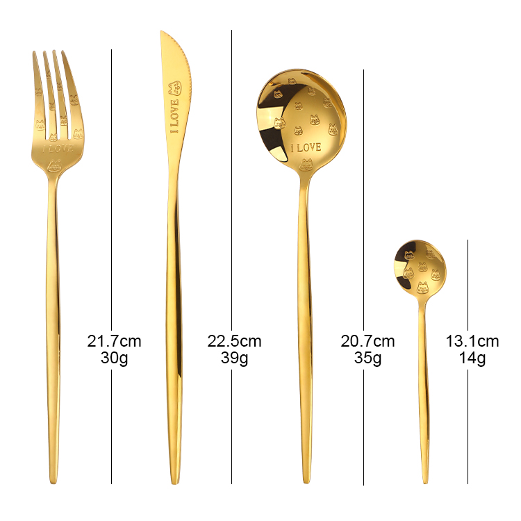 Cutipol Goa зеркальные столовые приборы роскошный позолоченный набор серебряных изделий свадебный набор столовых приборов из нержавеющей стали в стиле Португалия