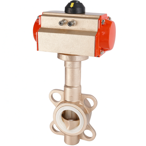 Válvula de Mariposa Neumática COVNA para Pedidos Urgentes, DN80, 3 Pulgadas, PN16, Hierro Fundido, Tipo Wafer, con Asiento de EPDM - Product Image 1