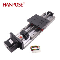 Module de vis à billes à double guide 100-1000 mm, moteur pas à pas 57 HPV6 pour machine de fraisage CNC, promotion authentique et efficace pour les voyages