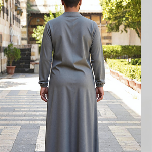 Fournisseur Malaisien Raya 2025 Moden Jubah pour femmes, style décontracté, poitrine plissée, sans repassage, tissu frais, coupe régulière, respirant, qualité constante - Product Image 5