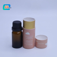 Emballage personnalisé en tube de papier rond pour produits de soin de la peau, flacon de parfum, boîte cylindrique